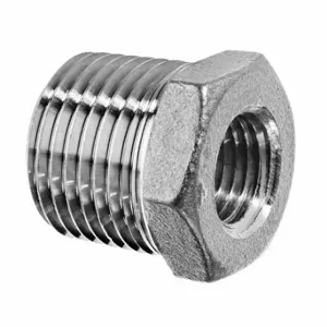 GRAINGER ZUSA-PF-9415 Hex Bushing, Aluminum, 2 Inch X 1 1/2 Inch Fitting Pipe Size | CP7KWC 60PW22