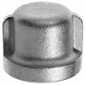 GRAINGER ZUSA-PF-8246 Cap, 1 1/2 Inch Fitting Pipe Size, Female Bspt, Class 150, 1 3/16 Inch Overall Length | CQ7HLY 60VD71