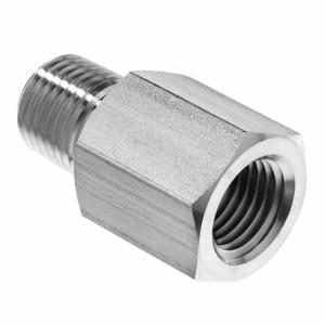 GRAINGER ZUSA-PF-8747 Adapter, 1/4 Inch X 1/4 Inch Fitting Pipe Size, Female Npt X Male Bspp, Stainless Steel | CQ7HKQ 60VH69