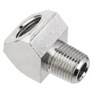 GRAINGER ZUSA-PF-9048 45 Deg. Elbow Adapter, Nickel-Plated Brass, 3/8 Inch X 3/8 Inch Fitting Pipe Size | CQ7GFZ 60VT78