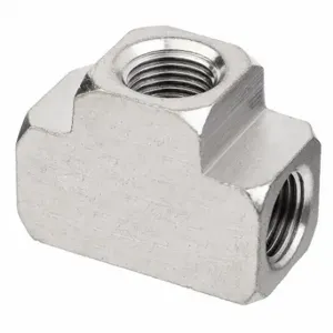 GRAINGER ZUSA-PF-9052 Tee, Nickel-Plated Brass, 3/8 Inch X 3/8 Inch Fitting Pipe Size | CQ7HBK 60VU34