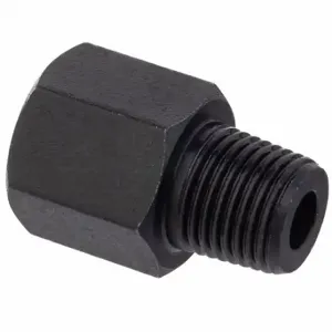 GRAINGER ZUSA-PF-9078 Straight Adapter, Black Zinc-Plated Brass, 1/8 Inch X 1/8 Inch Fitting Pipe Size | CQ7HAL 60VT30