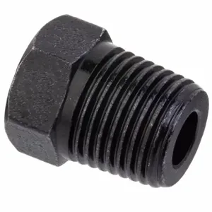 GRAINGER ZUSA-PF-9125 Hex Head Plug, Black Zinc-Plated Brass, 1/8 Inch Fitting Pipe Size, Male Nptf, Class 1000 | CQ7GQU 60VT56