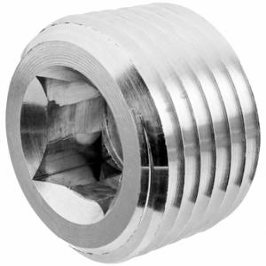 GRAINGER ZUSA-PF-9568 Plug, Aluminum, 3/8 Inch Fitting Pipe Size, Class 150, Male Npt | CP7KXG 60PX76