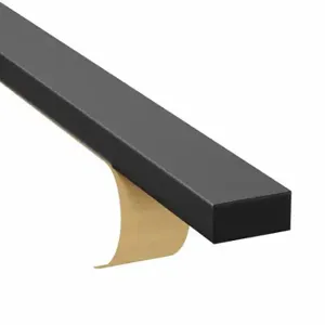 GRAINGER ZUSA-PU-95 Polyurethane Strip, Std, 2 x 6 Ft, 2 Inch Thickness, Black, Open Cell, 1-Sided Adhesive | CQ3VJW 497J72