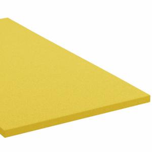 GRAINGER 1001362Y Polyethylene Sheet, Standard, 4 ft x 4 Ft, 1 Inch Thickness, Yellow, Closed Cell | CQ3UCN 30WN85