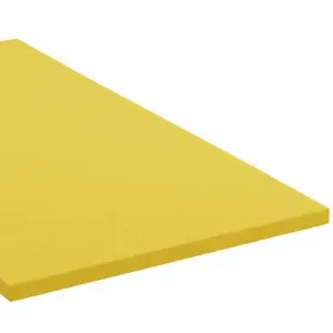 GRAINGER ZUSA-XPE-187 Polyethylene Sheet, Std, 12 x 24 Inch Size, 1 Inch Thickness, Yellow, Closed Cell, Plain | CR3EPM 30WN65