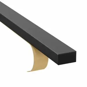 GRAINGER ZUSANSR-269 Neoprene Strip, 1 3/4 x 36 Inch Size, 1 Inch Thick, Black, Closed Cell, 1-Sided Adhesive | CQ2PRN 743T82