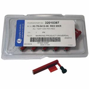 GRAPHIC CONTROLS 82-79-0412-06 - RED DIFFERENTIAL PENS Differential Chart Recorder Pen, Red, Circular Chart Recorders, 6 PK | CR3HAR 21EK63