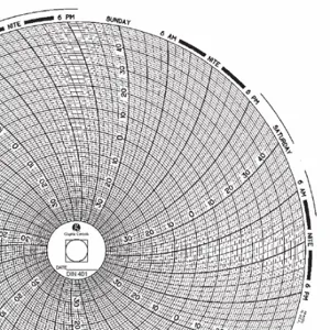 GRAPHIC CONTROLS Chart 401 Circular Paper Chart, 8 Inch Chart Dia, -40 Deg to 50 Deg F/C, 60 Pack | CR3HNV 30ZY33