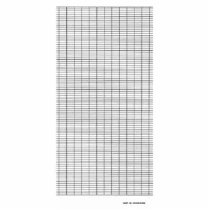 GRAPHIC CONTROLS CLH GD248540U100 Strip Chart, Fanfold, 73 Ft Chart Lg, Eurotherm Chessel Recorders, 1 Pack Qty | CR3HCK 5MEW3