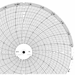 GRAPHIC CONTROLS CLH GDTW0060U060 Circular Paper Chart, 10 Inch Chart Dia, 0 to 60, 100 Pack | CR3HFD 5MDW0