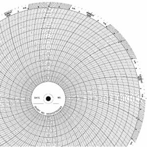 GRAPHIC CONTROLS CLH HKSV0070S083 Circular Paper Chart, 10 Inch Chart Dia, 0 to 14, 100 Pack | CR3HDF 5MDX7