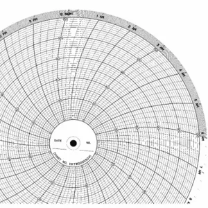 GRAPHIC CONTROLS CLH HKTW0050S041 Circular Paper Chart, 10 Inch Chart Dia, 0 to 150, 100 Pack | CR3HDM 5MDW5