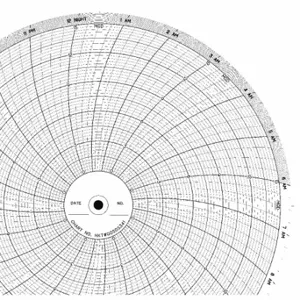 GRAPHIC CONTROLS CLH HKTW0050S341 Circular Paper Chart, 10 Inch Chart Dia, 0 to 15, 100 Pack | CR3HDK 5MDX9