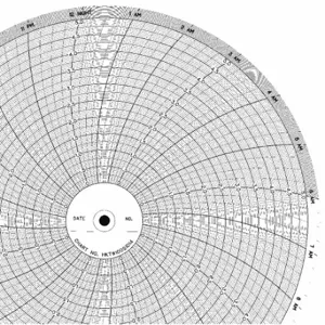 GRAPHIC CONTROLS CLH HKTW100S1014 Circular Paper Chart, 10 Inch Chart Dia, 0 to 5.0, 100 Pack | CR3HQR 5MDY9