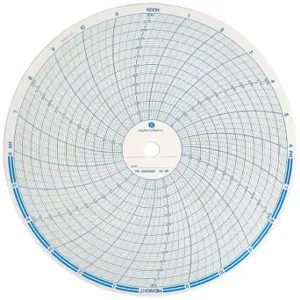 GRAPHIC CONTROLS PW 00213883 24H Circular Paper Chart, 10 Inch Chart Dia, 0 to 300, 100 Pack | CR3HEP 5MEN9