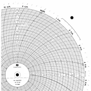 GRAPHIC CONTROLS PW 00215305 Circular Paper Chart, 11.8 Inch Chart Dia, 30 to 230, 100 Pack | CR3HHT 5MER3