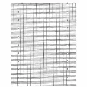 GRAPHIC CONTROLS YOK B9538RN-01 Strip Chart, Fanfold, 0 To 101, 61 Ft Chart Lg, Yokagawa Recorders | CR3HCA 5MEW6