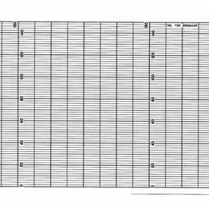 GRAPHIC CONTROLS YOK B9538RN Strip Chart, Fanfold, 0 To 100, 66 Ft Chart Lg, Yokagawa Recorders | CR3HBU 5MEW5