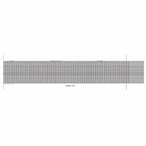 GRAFISCHE STEUERUNGEN YOK B956AAF Streifendiagramm, Endlosfaltung, 0 bis 10, 53 Fuß Diagrammblatt, Yokagawa-Recorder, 1 Packung Menge | CR3HBM 5MEW9