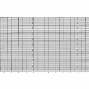 GRAFIKSTEUERUNGEN YOK B957AEQ Streifendiagramm, Endlosfaltung, 0 bis 2000, 66 Fuß Diagrammblatt, Yokagawa-Recorder, 2 PK | CR3HCE 5MEY5