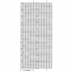 GRAPHIC CONTROLS YOK B9585AH Strip Chart, Fanfold, 0 To 100, 99 Ft Chart Lg, Yokagawa Recorders | CR3HBW 5MEY6