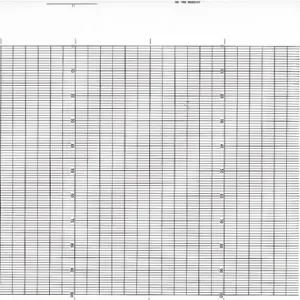 GRAPHIC CONTROLS YOK B9627AY Strip Chart, Fanfold, 0 To 100, 99 Ft Chart Lg, Yokagawa Recorders | CR3HBY 5MEY8