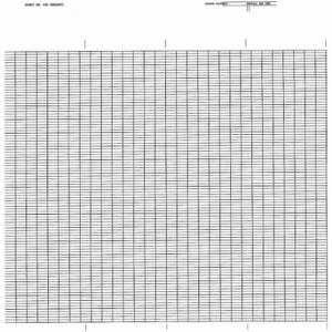 GRAFISCHE STEUERUNG YOK B962MEY Streifendiagramm, Endlosfaltung, 0 bis 100, 99 Fuß Diagrammblatt, Yokagawa-Recorder | CR3HBZ 5MEZ0
