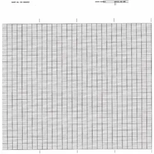 GRAPHIC CONTROLS YOK B962MEY Strip Chart, Fanfold, 0 To 100, 99 Ft Chart Lg, Yokagawa Recorders | CR3HBZ 5MEZ0