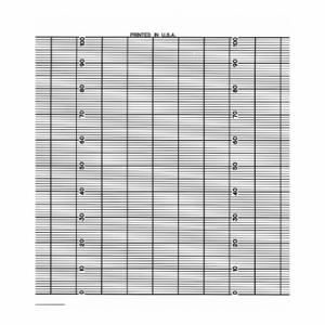 GRAPHIC CONTROLS YOK E9721NB Strip Chart, Fanfold, 0 To 100, 26 Ft Chart Lg, Yokagawa Recorders | CR3HBQ 5MEZ4