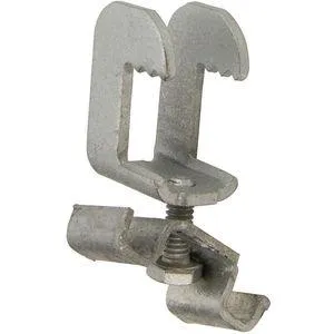 GRATING FASTENERS F10GG-0C Grating Clip, Short Grip, Galvanized Carbon Steel, 50PK | CD7AFT