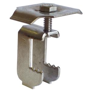 GRATING FASTENERS WSSGG-2B Grating Clip, Standard, 1-1/4 Inch Grating Thickness, 3/4 To 1-1/4 Inch Flange Thickness, 316Ss, 25PK | CD6GPQ