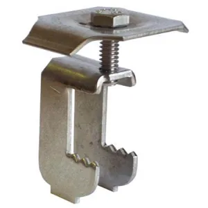 GRATING FASTENERS WSSGG-2A Grating Clip, Standard, 1 Inch Grating Thickness, 3/4 To 1-1/4 Inch Flange Thickness, 316Ss, 25PK | CD6GPP