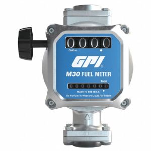 GPIMETERS M30-G8N Mechanical Flowmeter, 5 To 30 gpm Flow Range, 1 MNPT | CE9XUW 55KF95