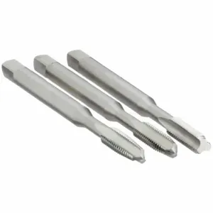 GREENFIELD THREADING 174522 Tap Set, M6-1.00 Tap Thread Size, 5/8 Inch Thread Length, 2 1/2 Inch Overall Length | CR3KVN 53PW22