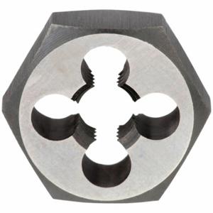 GREENFIELD THREADING 403116 Hex Threading Die, Solid, Carbon Steel, Right Hand, 1/4 28 Thread Size | CR3LAW 53PT55