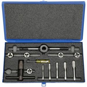 GREENFIELD THREADING 420367 Tap and Die Set, 13 Pieces, M6x1 Min. Tap Thread Size | CR3KTK 445M50