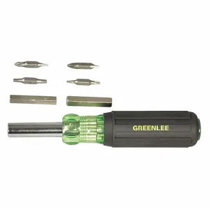 GREENLEE 0153-47C Multi Bit Screwdriver, 12 Tips, Quick Change | CJ2WLP 499N24