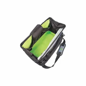 GREENLEE 0158-22 Tool Bag, Polyester, 19 Pockets, 18 Inch Width, 18 Inch Depth, 10 1/2 Inch Height | CJ3QQK 499N29