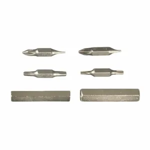 GREENLEE 9953-20 Bit Set, 1/4 Inch Size, 5/16 Inch Size, 3/8 Inch Hex Shank Size, Steel | CH9RHE 499N25