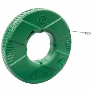 GREENLEE FTXS-100W Steel Fish Tape, 100 ft Length, 400 lb Tensile Strength, Flat Tape Shape | CR3LNE 798GJ0