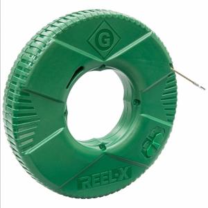 GREENLEE FTXS-65 Fish Tape, 65 Feet Length, 400 lb Tensile Strength, Flat Tape Shape, Steel | CN2RFL FTS438-65 / 2NXE7
