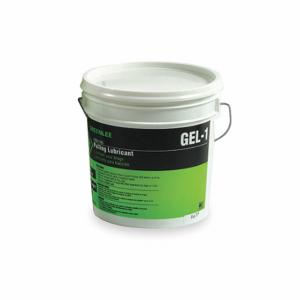 GREENLEE GEL-1 Cable and Wire Pulling Lubricants, 29 Deg to 190 Deg F, No Additives, 1 Gallon, Pail, Blue | CR3LPM 4HEA7
