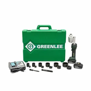 GREENLEE LS100X11SB Knockout Tool Kit, 18V DC, 4 Inch Steel Punching Capacity, 10 ga Max. Thickness | CJ2QUD 53JJ08