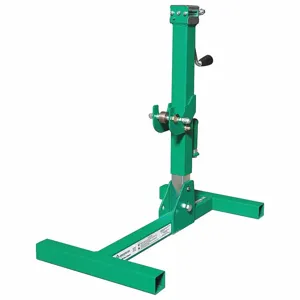 GREENLEE RXM Reel Stand, 11 x 18 x 54 Inch Size, 72 Inch Max. Spool Diameter, Steel | CJ3DAY 53JJ18