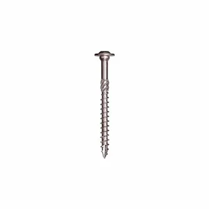 GRK GRK30221 Deck Screw, Bulk, 3-3/8 Inch Length, 305 Stainless Steel, 5/16 Size, 500PK | CG8VTQ 61DH94