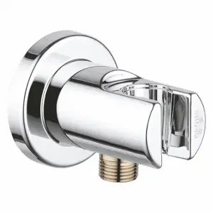 GROHE 28629000 Shower Wall Union With Shower Holder, Grohe, 1/2 Inch Connection Size, Fnpt Connection | CR3MER 499D79