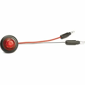 GROTE 49262 DOT Clearance Marker Light, Grommet, Round, Red, LED | CJ2UTY 411Z13