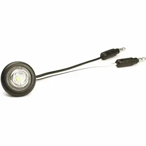 GROTE 49281 DOT Clearance Marker Light, Grommet, Round, White, LED | CJ2UTU 411Z15